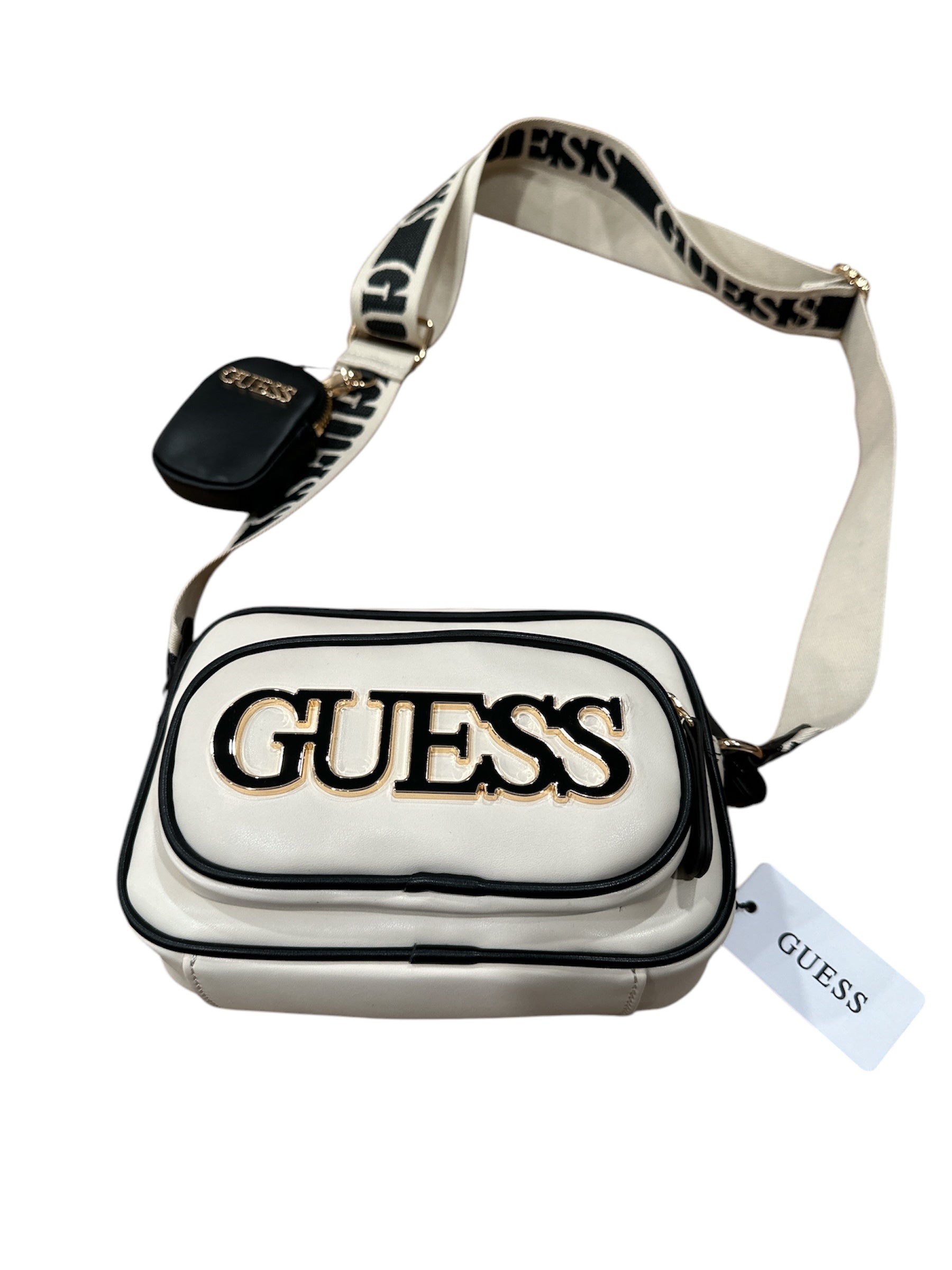 Guess Beige and Black Crossbody