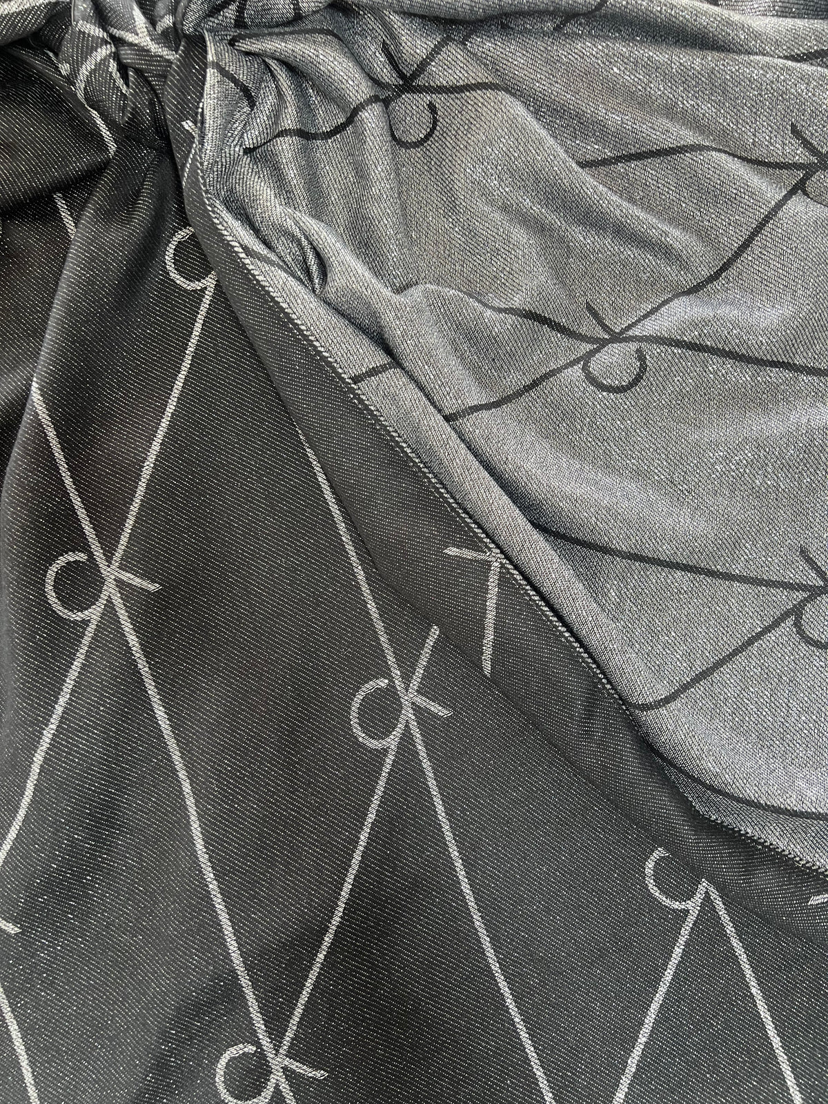 Calvin Klein Black and Grey Reversible