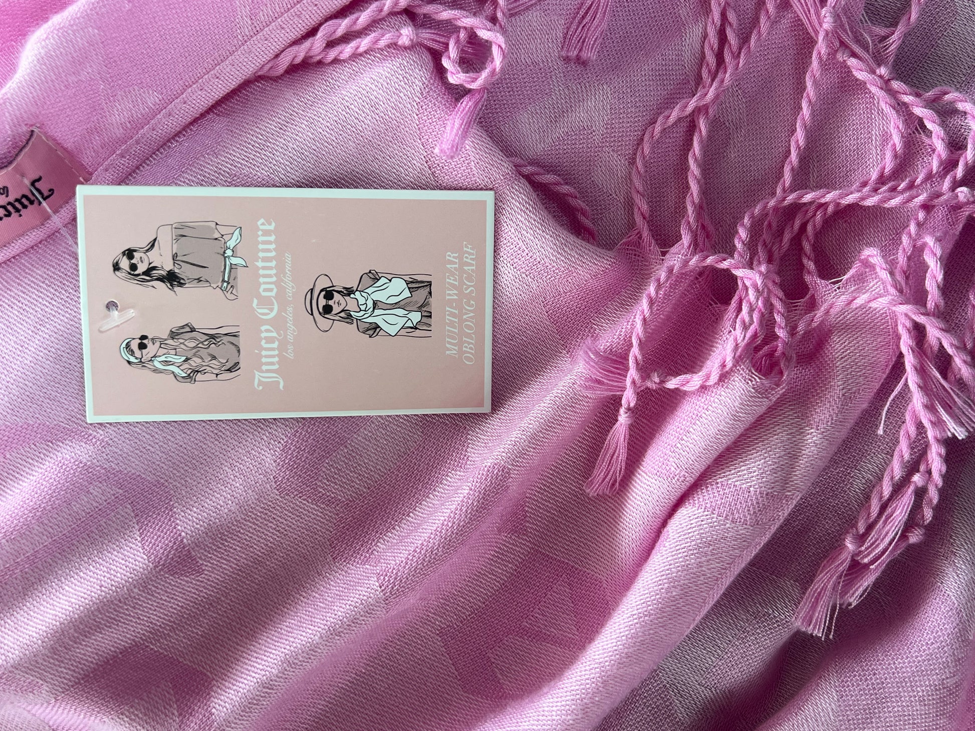 Juicy Couture Pink Scarf