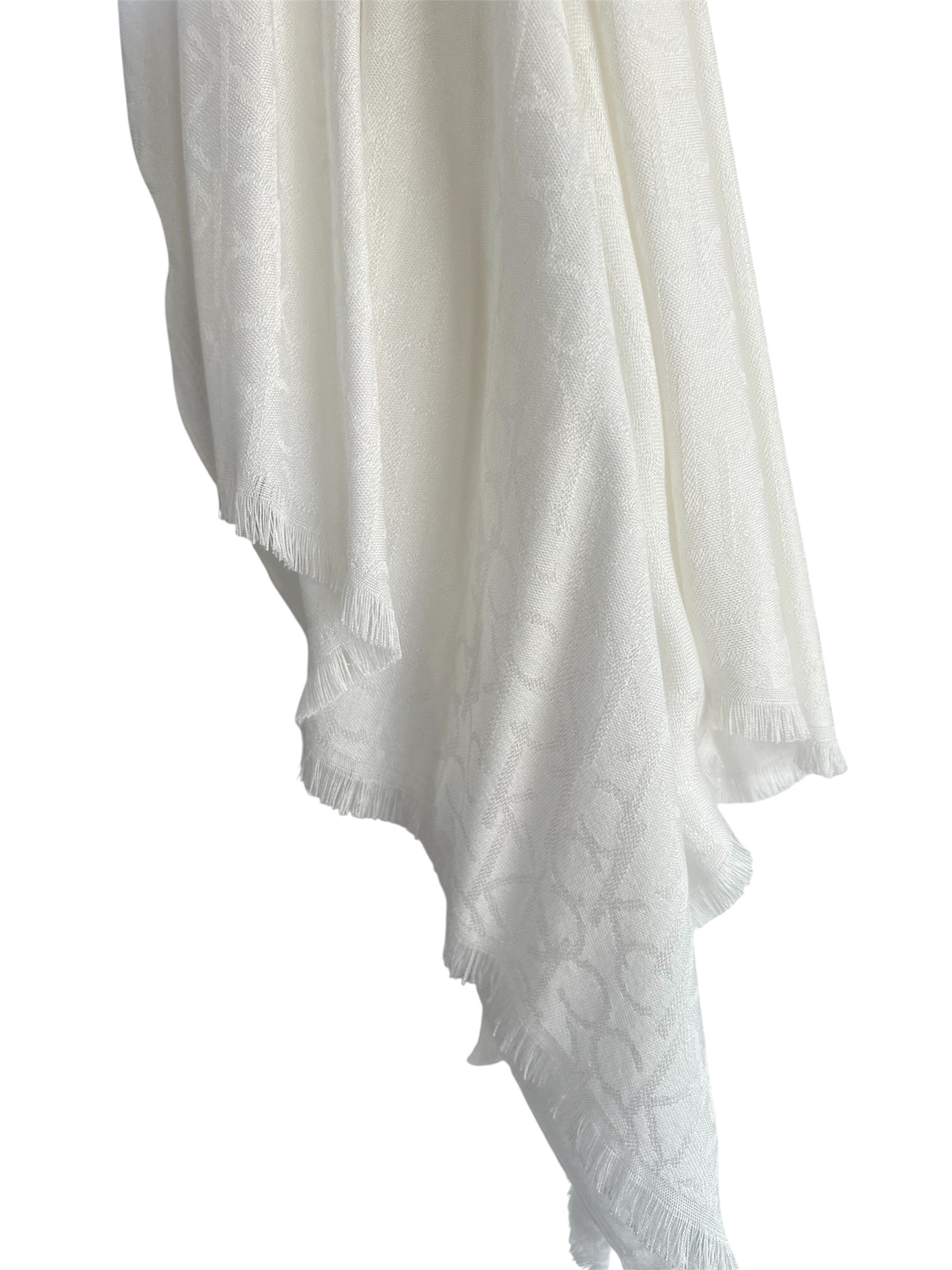 CALVIN KLEIN off white SCARF