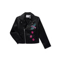 Leather Black Jacket Girls 10-12