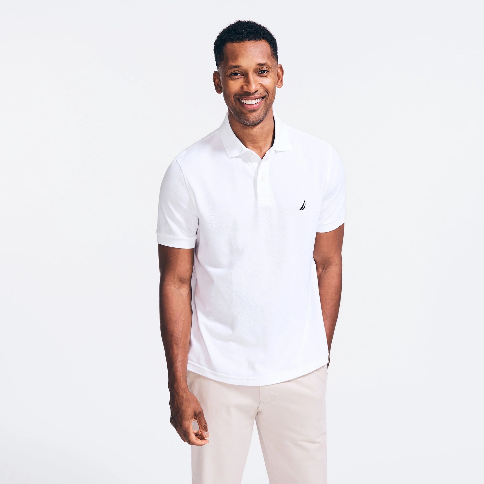 Nautica White Polo Shirt