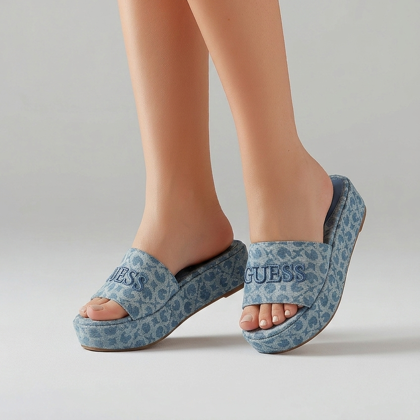 GUESS DENIM SLIDE
