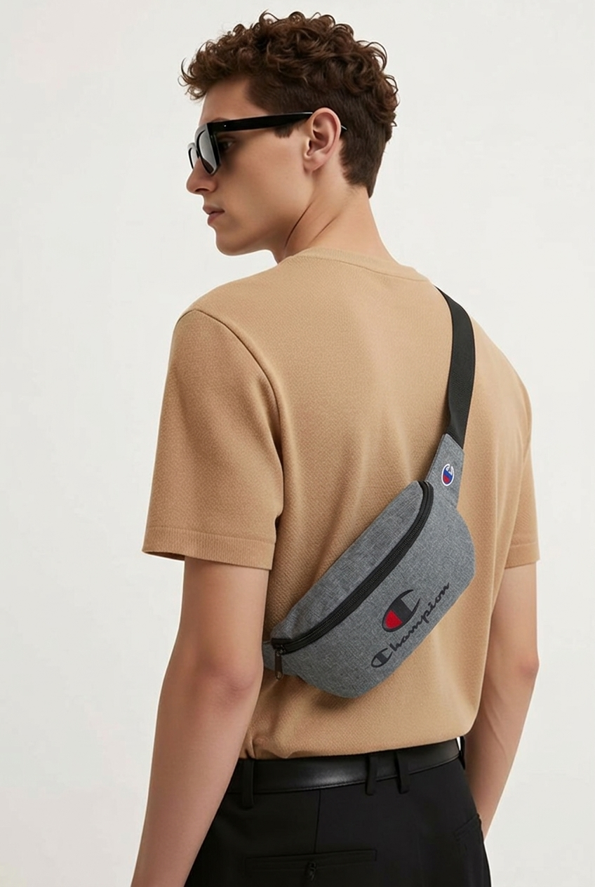CHAMPION GREY WAIST BAG