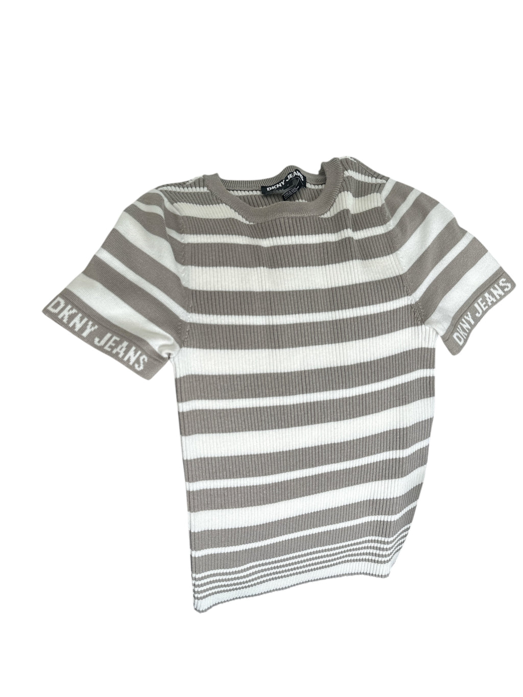DKNY Beige Stripes Shirt