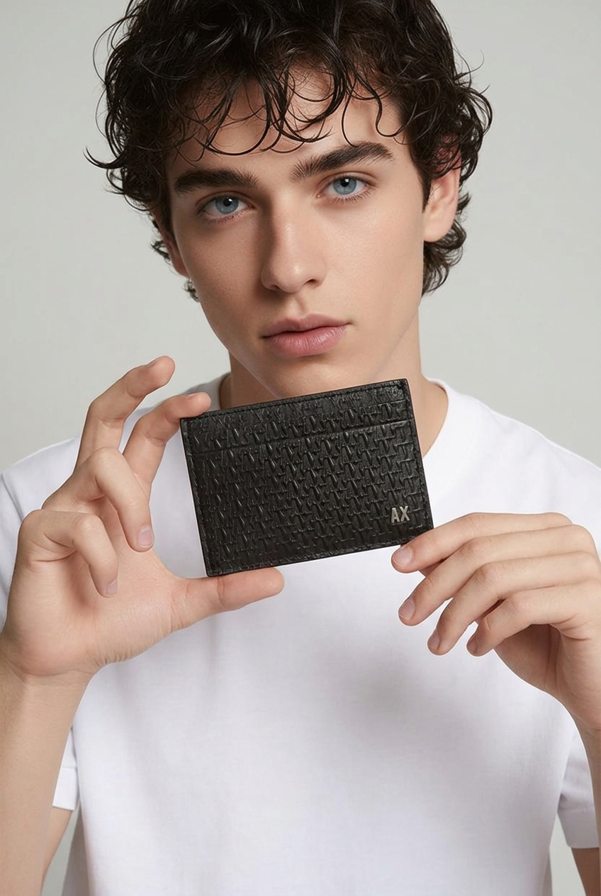 Armani Exchange Black Card Reader