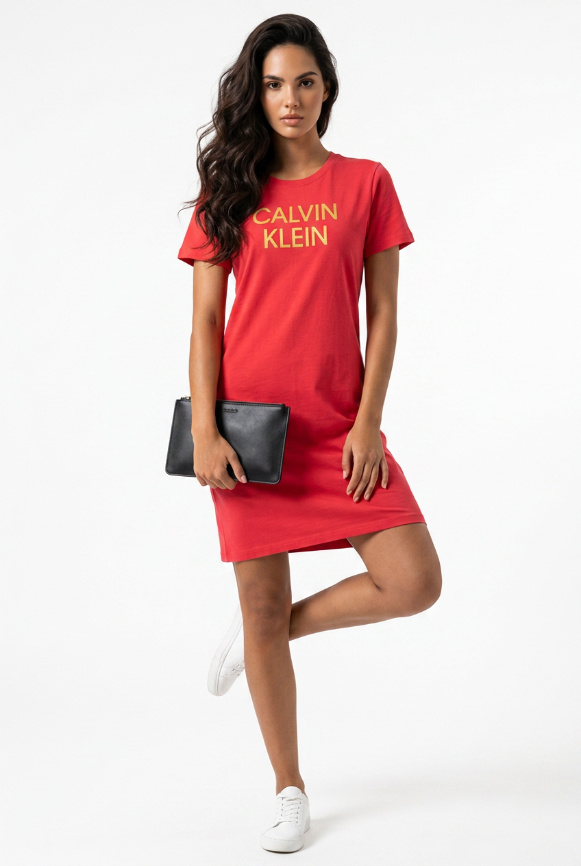Calvin Klein Orange Dress