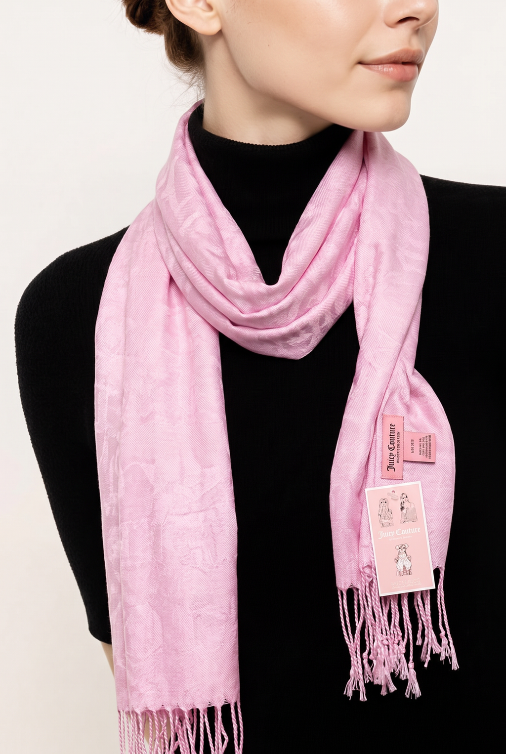 JUICY COUTURE MONOGRAM SCARF