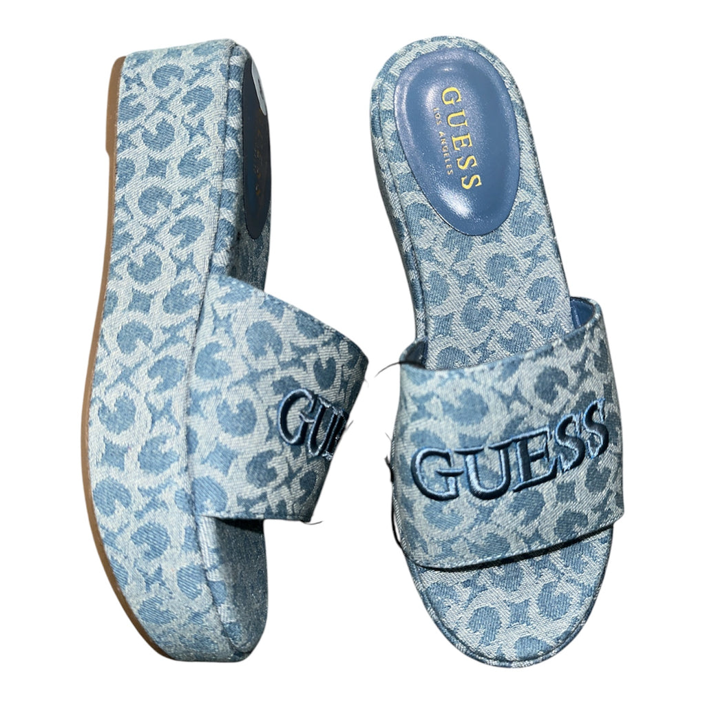 GUESS DENIM SLIDE