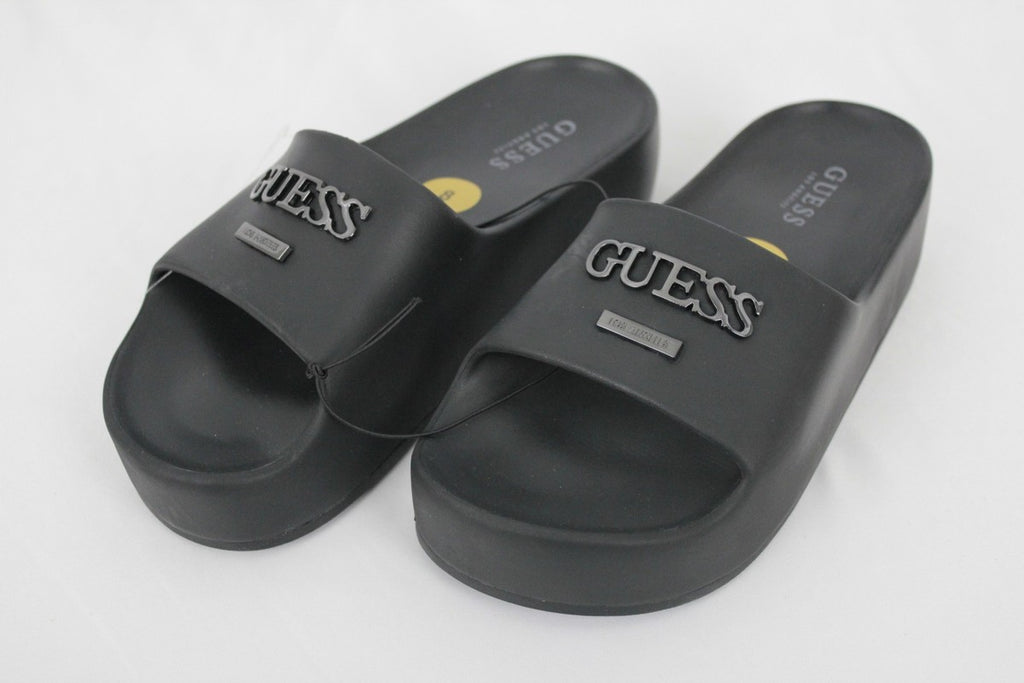 GUESS BLACK WEDGE SLIDE