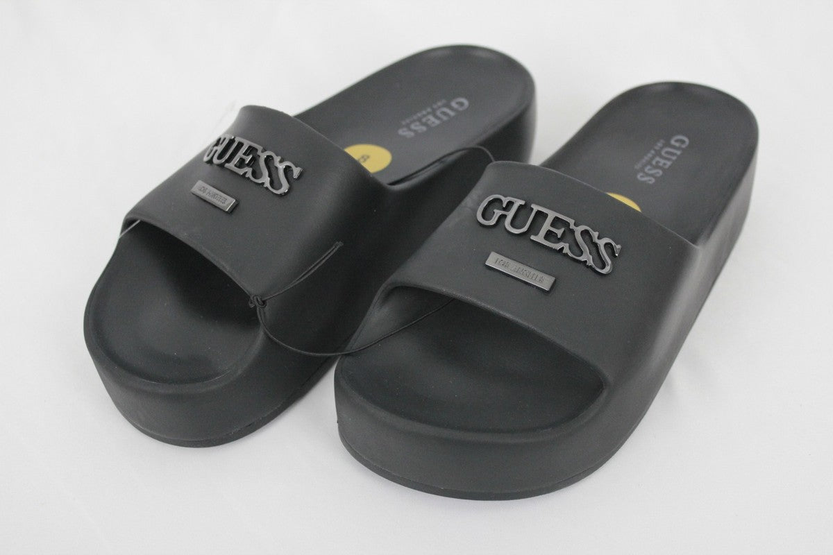 GUESS BLACK WEDGE SLIDE