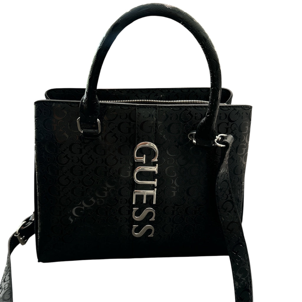 GUESS BLACK SATCHEL BAG