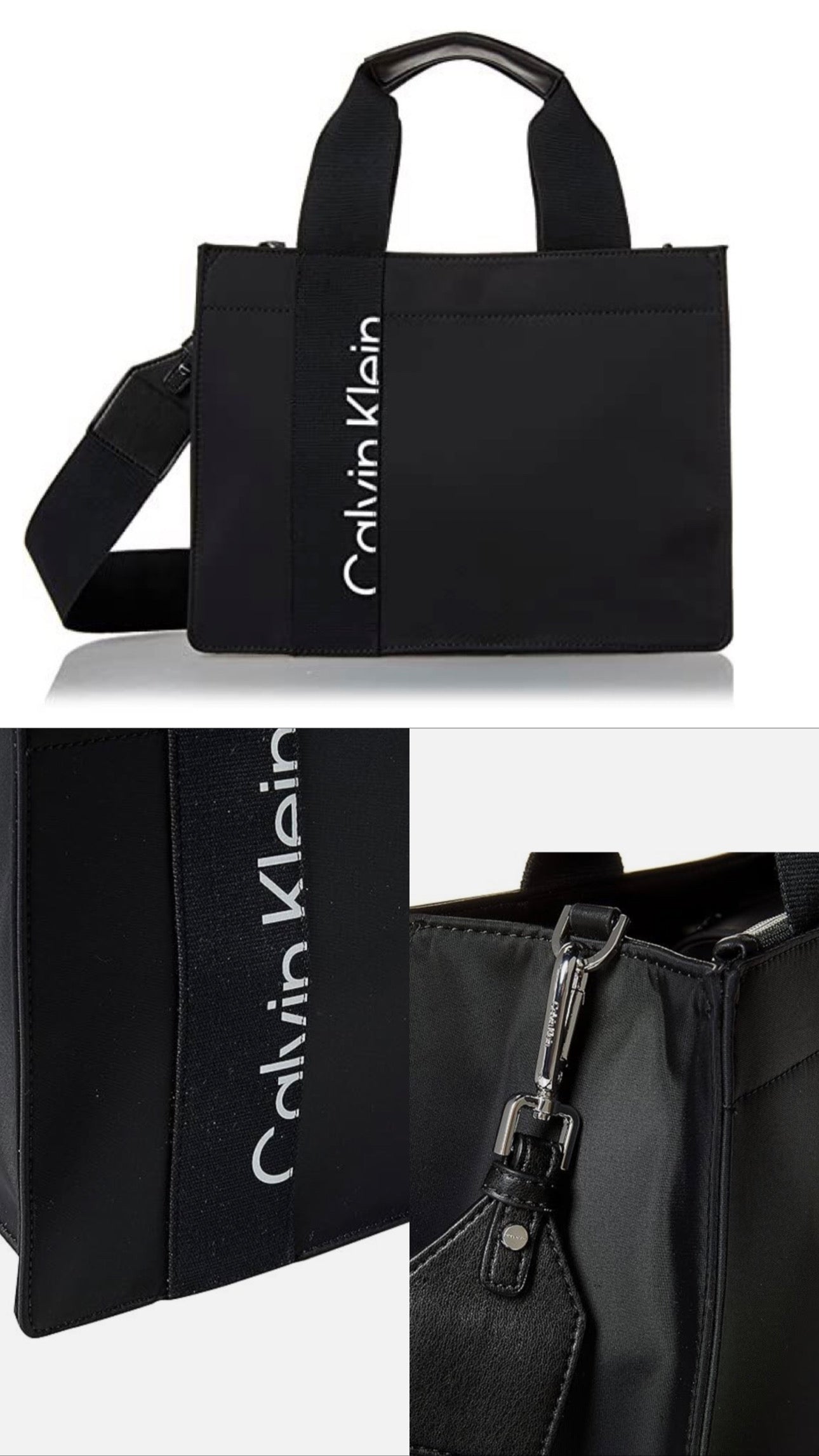 Calvin Klein Women's Havana Sport Mini Bag Crossbody, Black, One Size