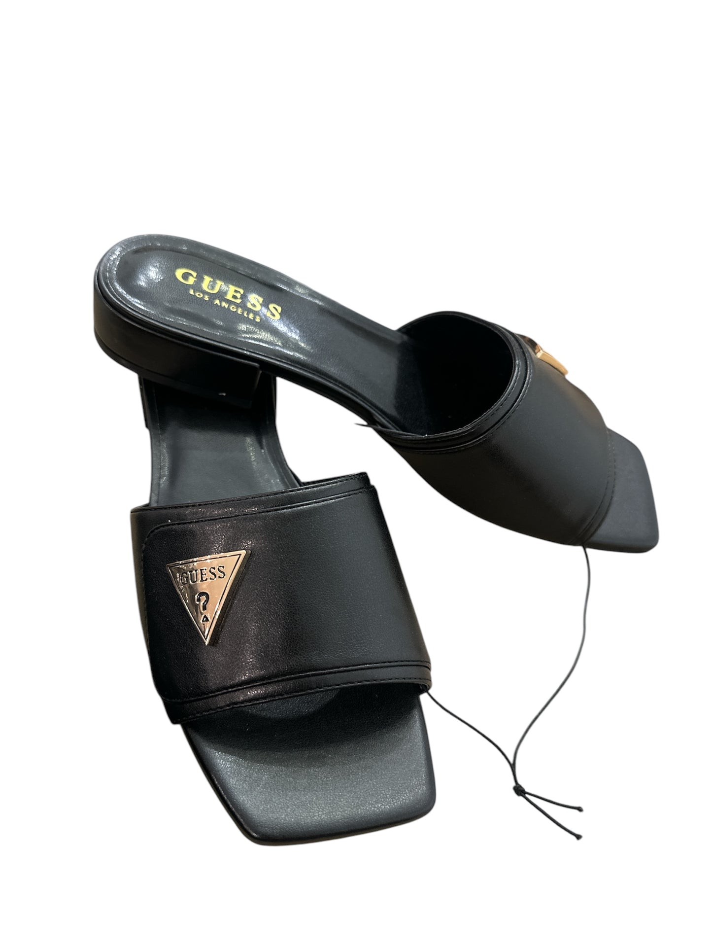 GUESS Black Leather Slipper