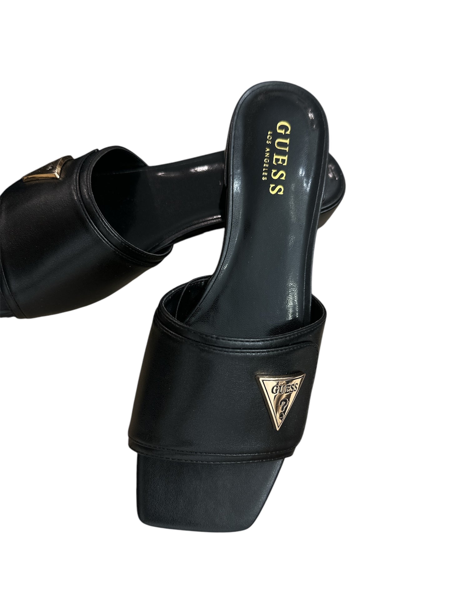 GUESS Black Leather Slipper