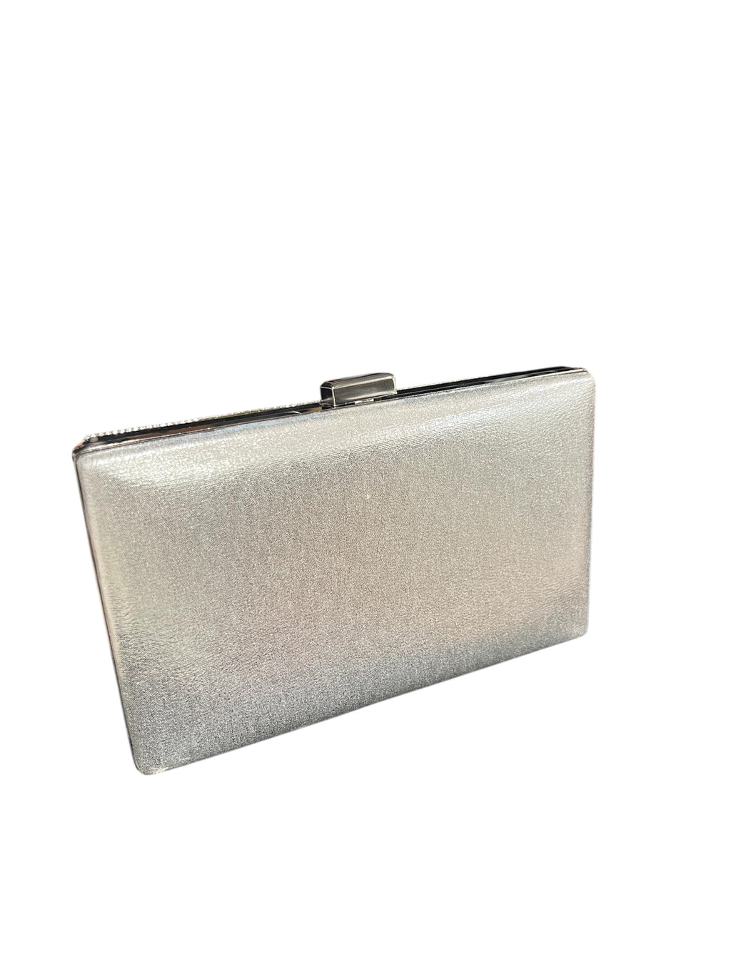 BEBE Silver Clutch