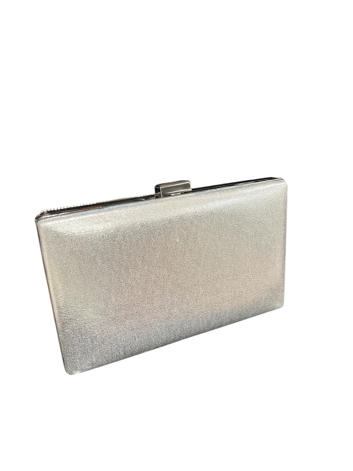 BEBE Silver Clutch