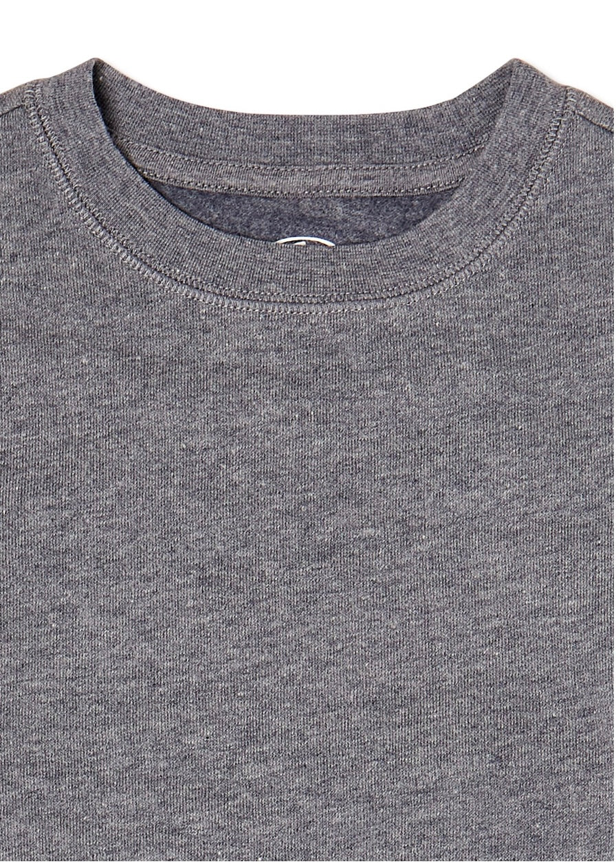 Athletic Unisex Fleece Sweatshirt Grey
