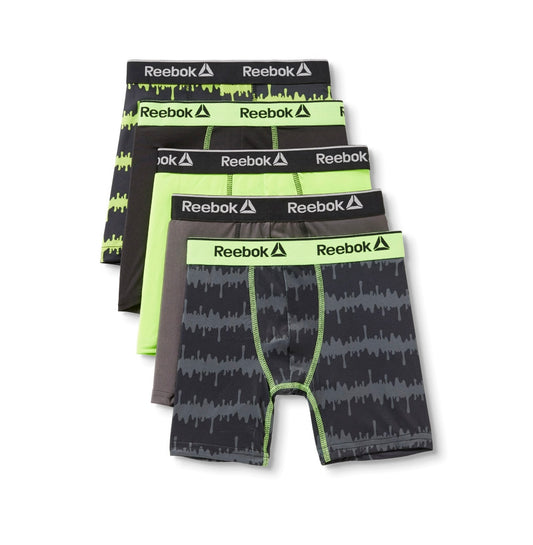 Reebok Boys Performance Boxer Briefs, 5 Pack