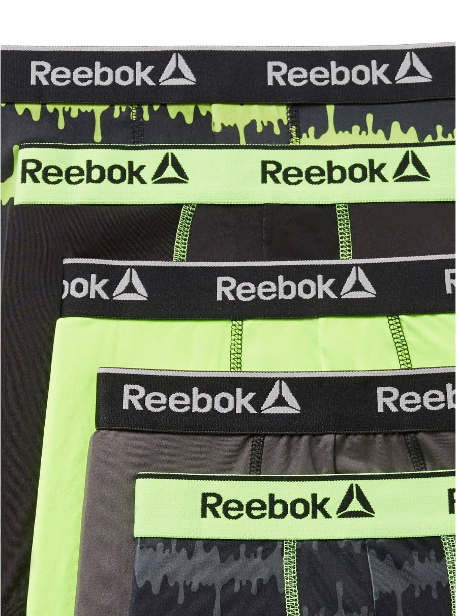 Reebok Boys Performance Boxer Briefs, 5 Pack