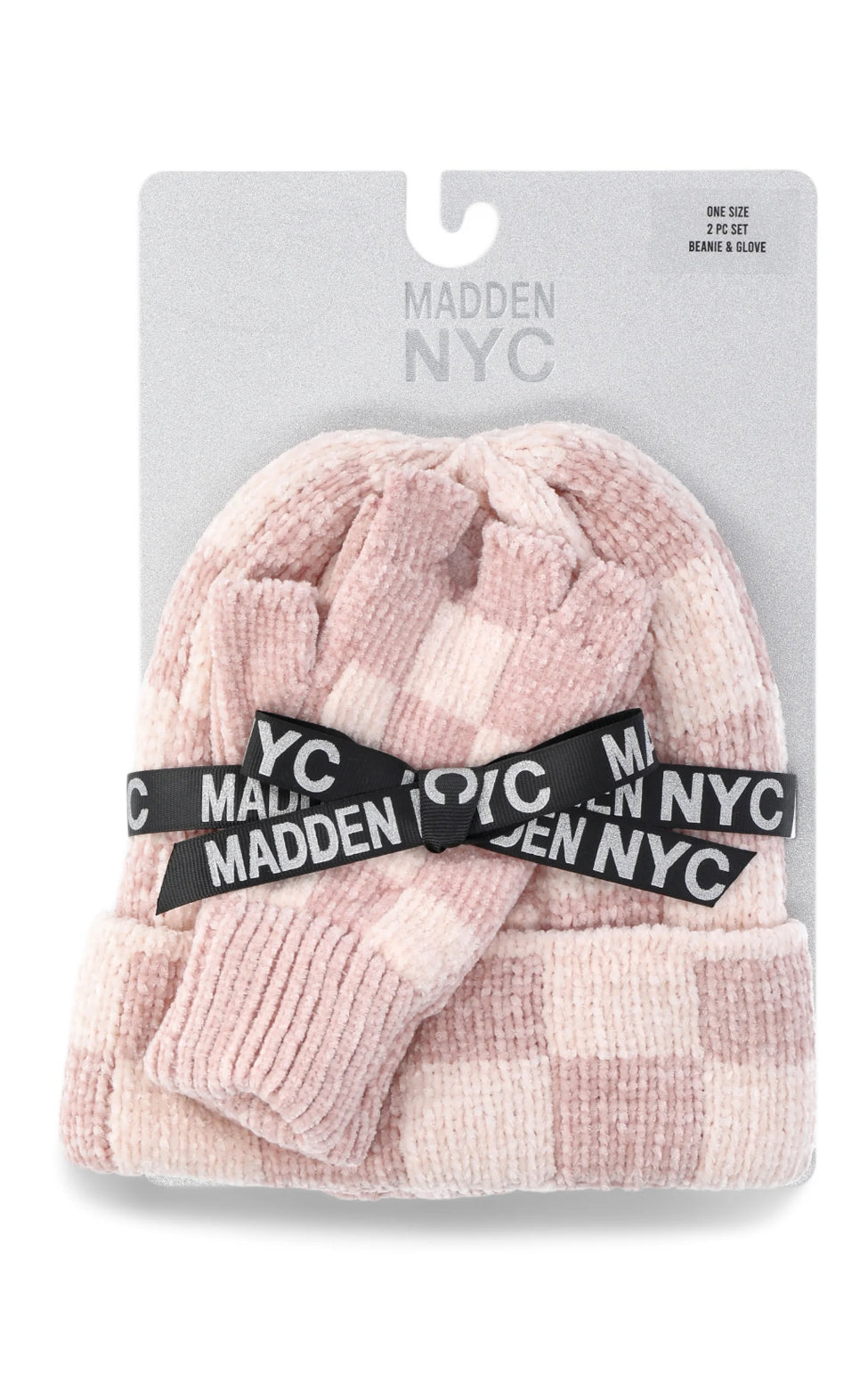 Madden NYC Women's Beanie and Winter Glove 2-Piece Set