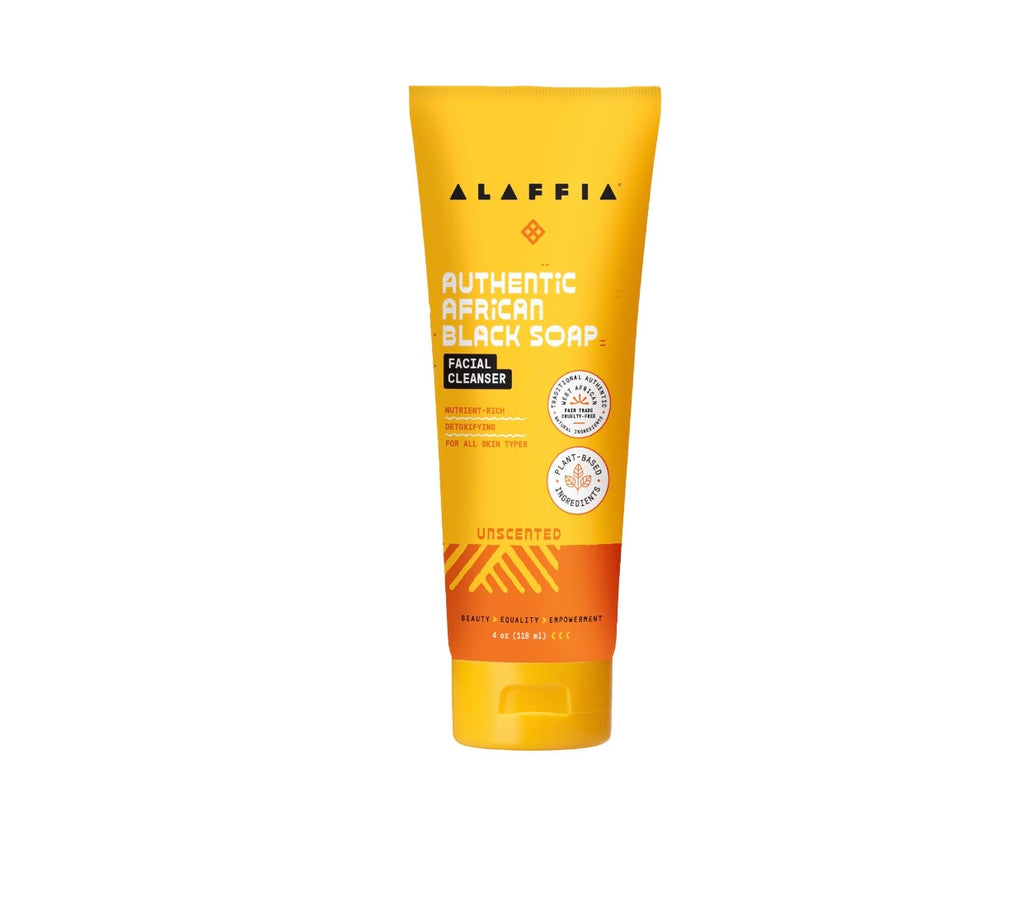 Alaffia Authentic African Black Soap Facial Cleanser Cream