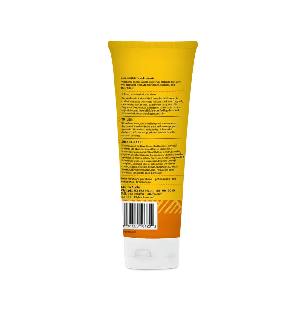 Alaffia Authentic African Black Soap Facial Cleanser Cream