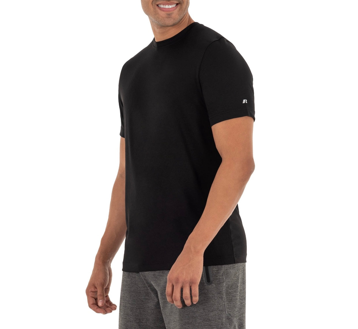 Russell Men Active T-Shirt Black