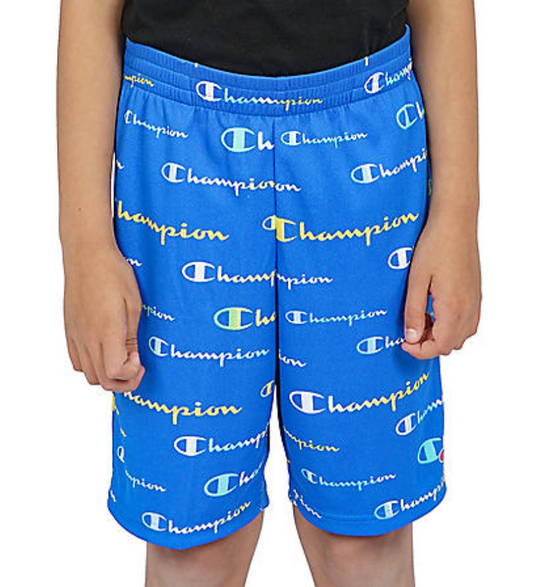 Champion Boys Blue Logo Athletic Short