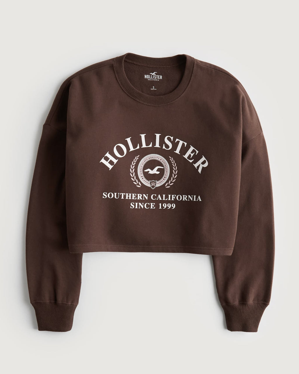 Hollister Graphic Brown Sweatshirt