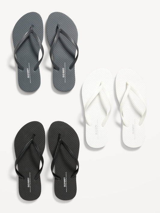 OLD NAVY Set of 3 Flip Flops