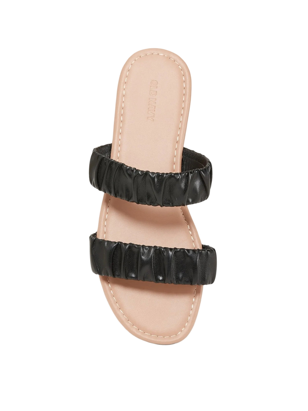 OLD NAVY Black Leather Slide