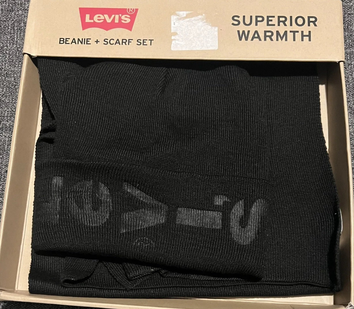 Levi’s Beanie and Hat Set