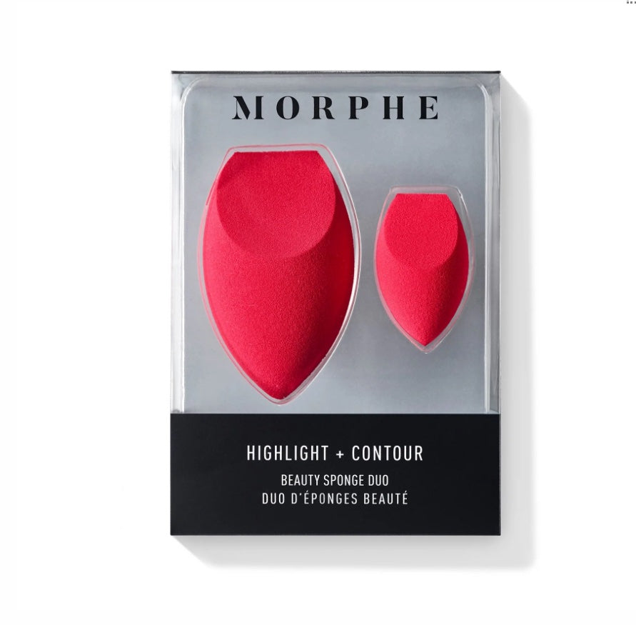 Morphe Highlight + Contour Beauty Sponge Duo