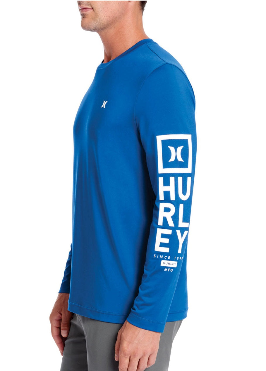 HURLEY BLUE LONG SLEEVE SHIRT