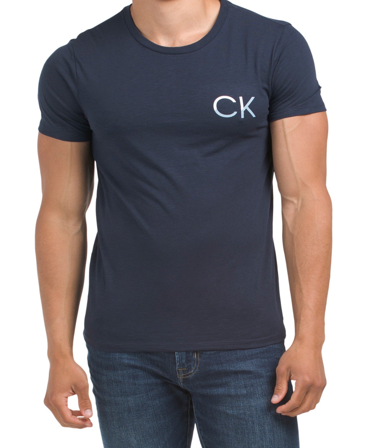 Calvin Klein Navy Logo Tee