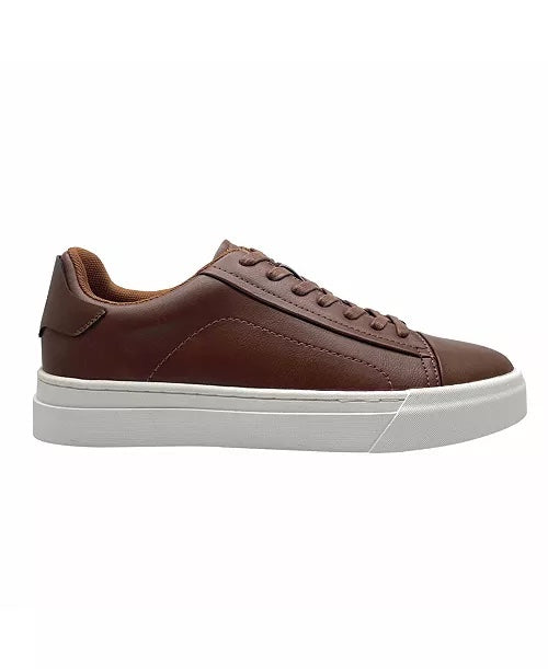 CALVIN KLEIN BROWN LEATHER SHOES