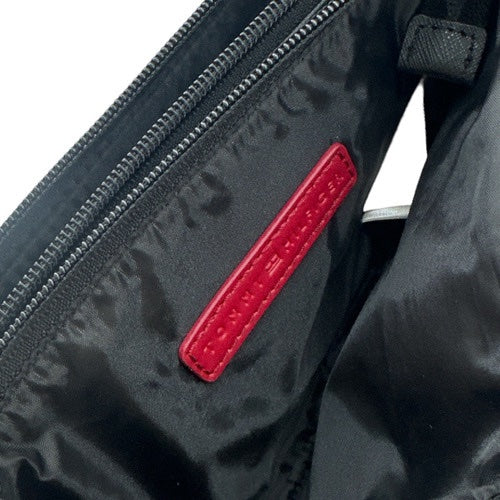 TOMMY HILFIGER BLACK DOUBLE ZIPPER WALLET