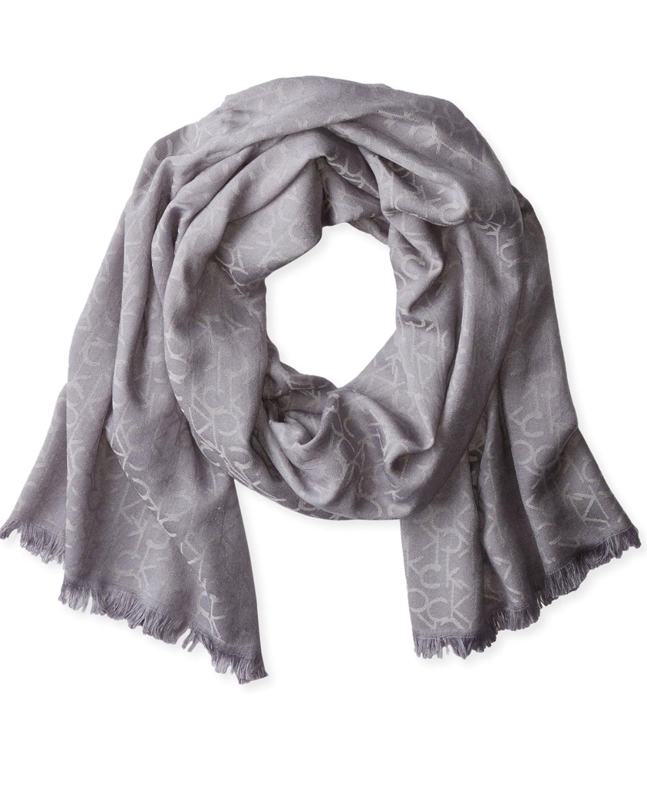 CALVIN KLEIN GREY SCARF