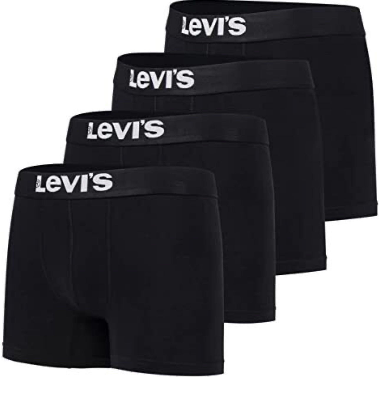 LEVI’S BLACK 4 PACK BOXERS