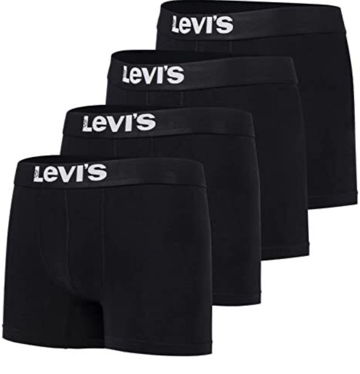 LEVI’S BLACK 4 PACK BOXERS
