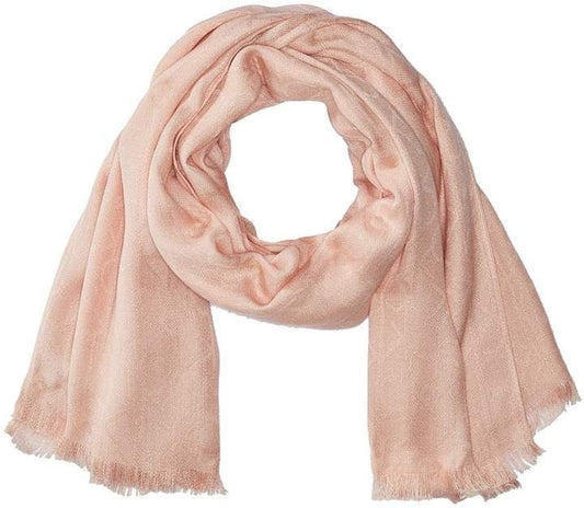 CALVIN KLEIN BABY PINK SILK SCARF