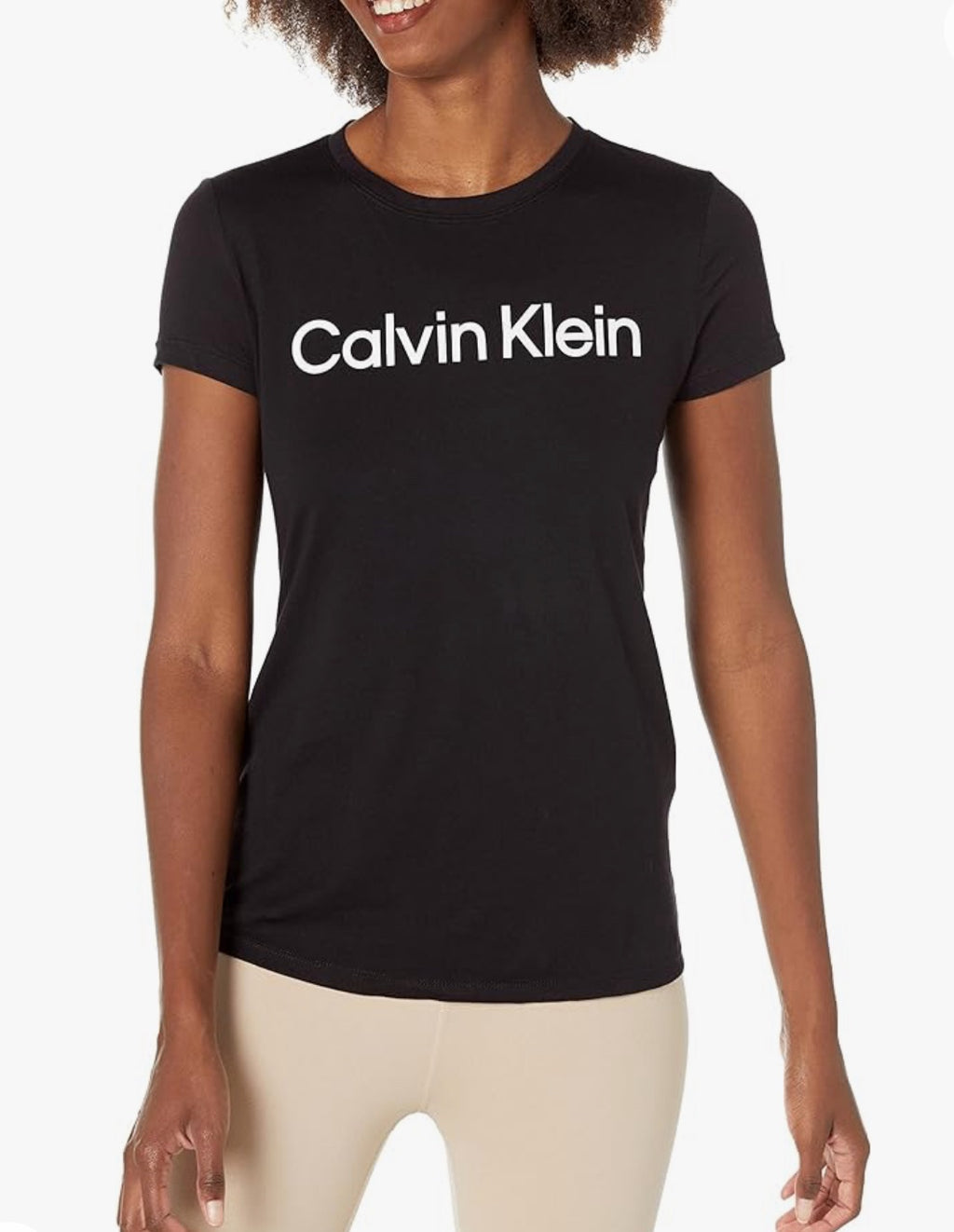 CALVIN KLEIN SHORT SLEEVE BLACK SHIRT