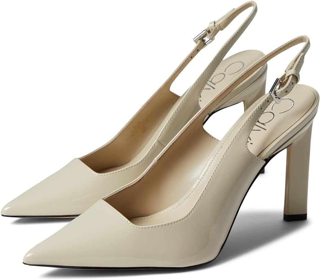 CALVIN KLEIN CHIC NUDE HEELS