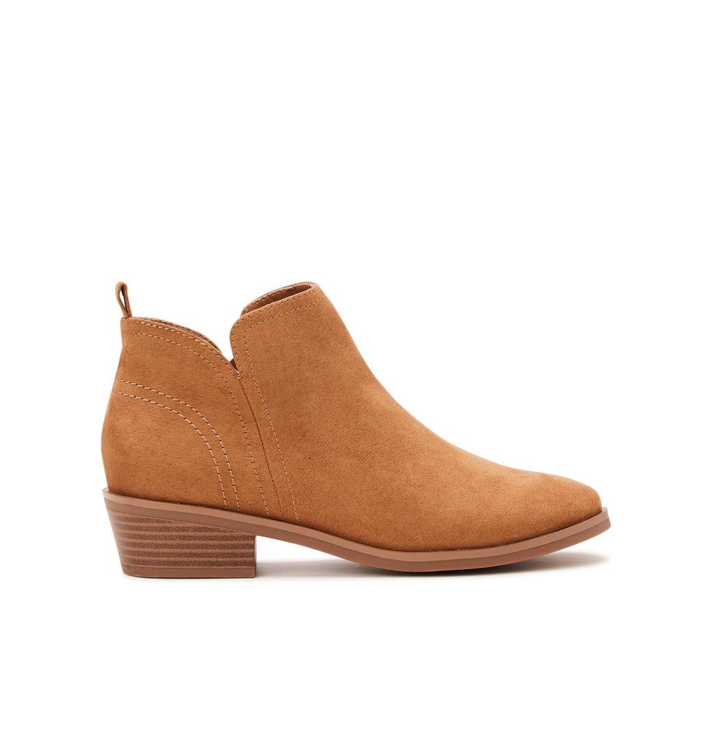 Velvet Camel Ankle Boots