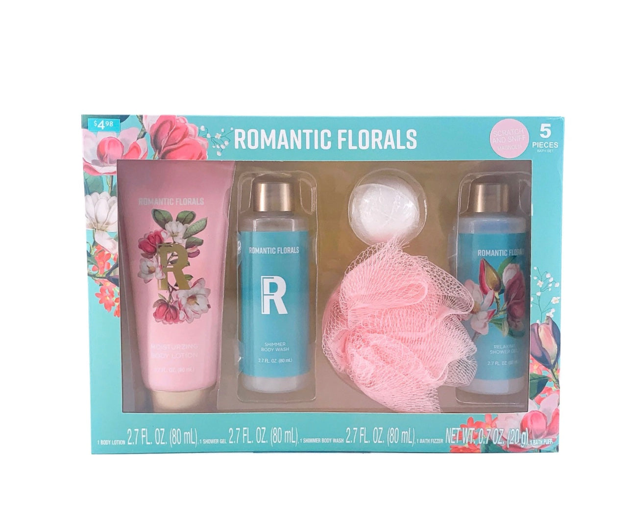 Romantic Florals 5 Pcs Set