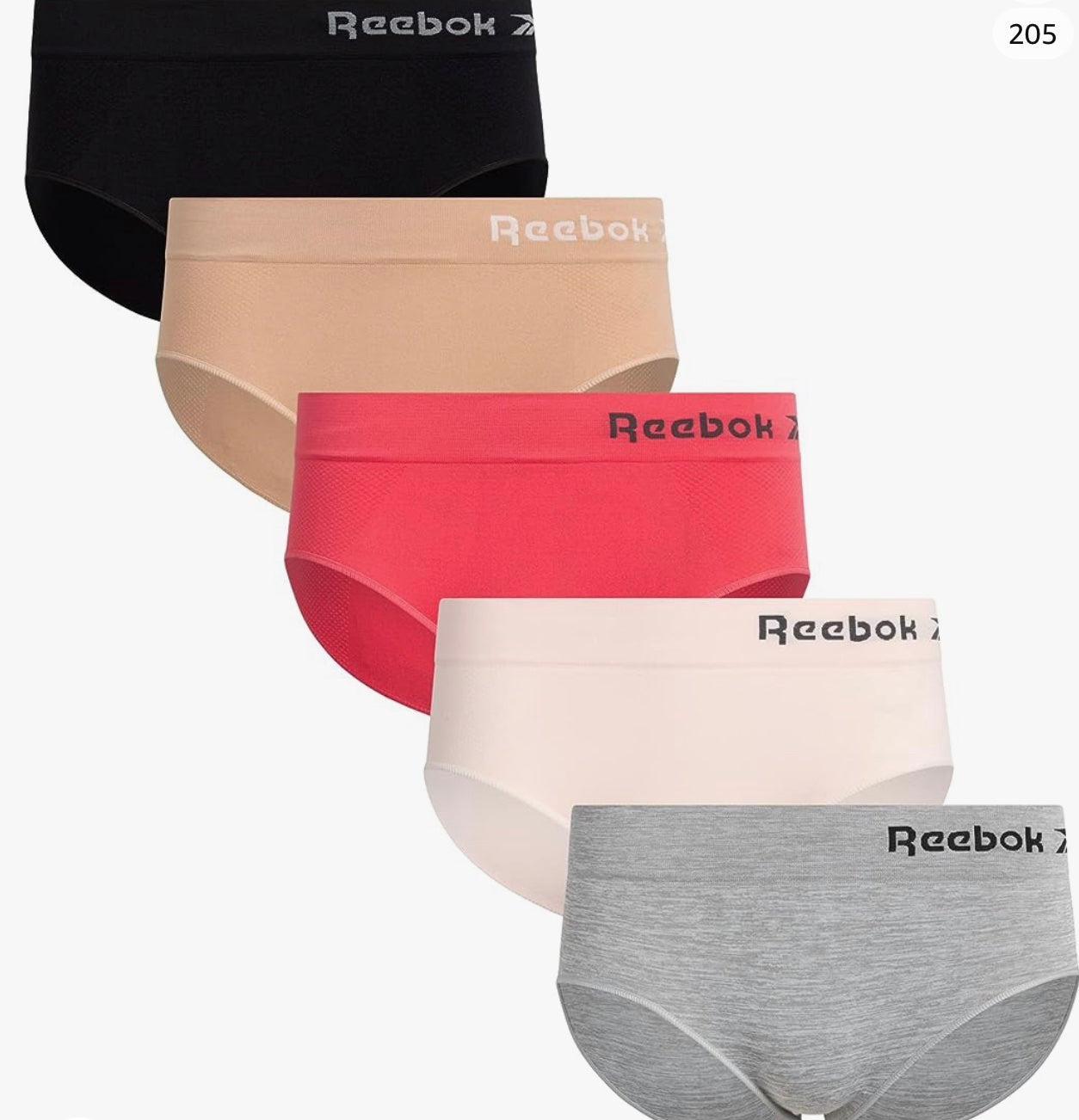 Reebok Seamless Hipster 5 Pack