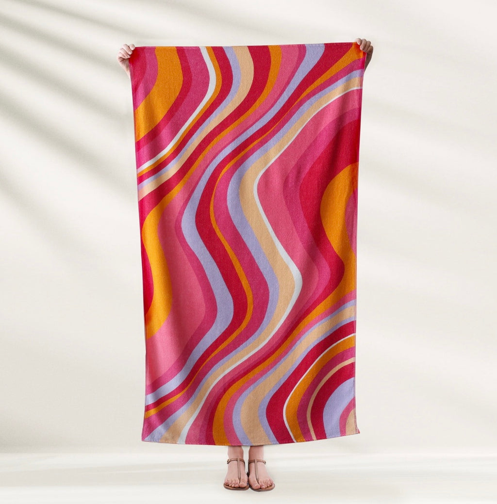 Pink Beach Towel