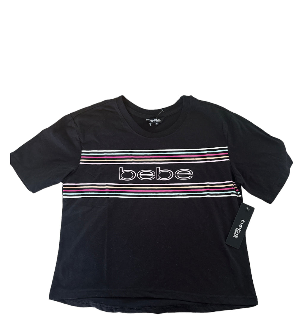 BEBE BLACK TEE