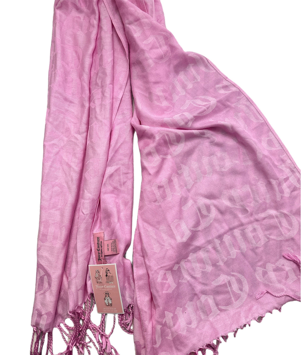 JUICY COUTURE MONOGRAM SCARF